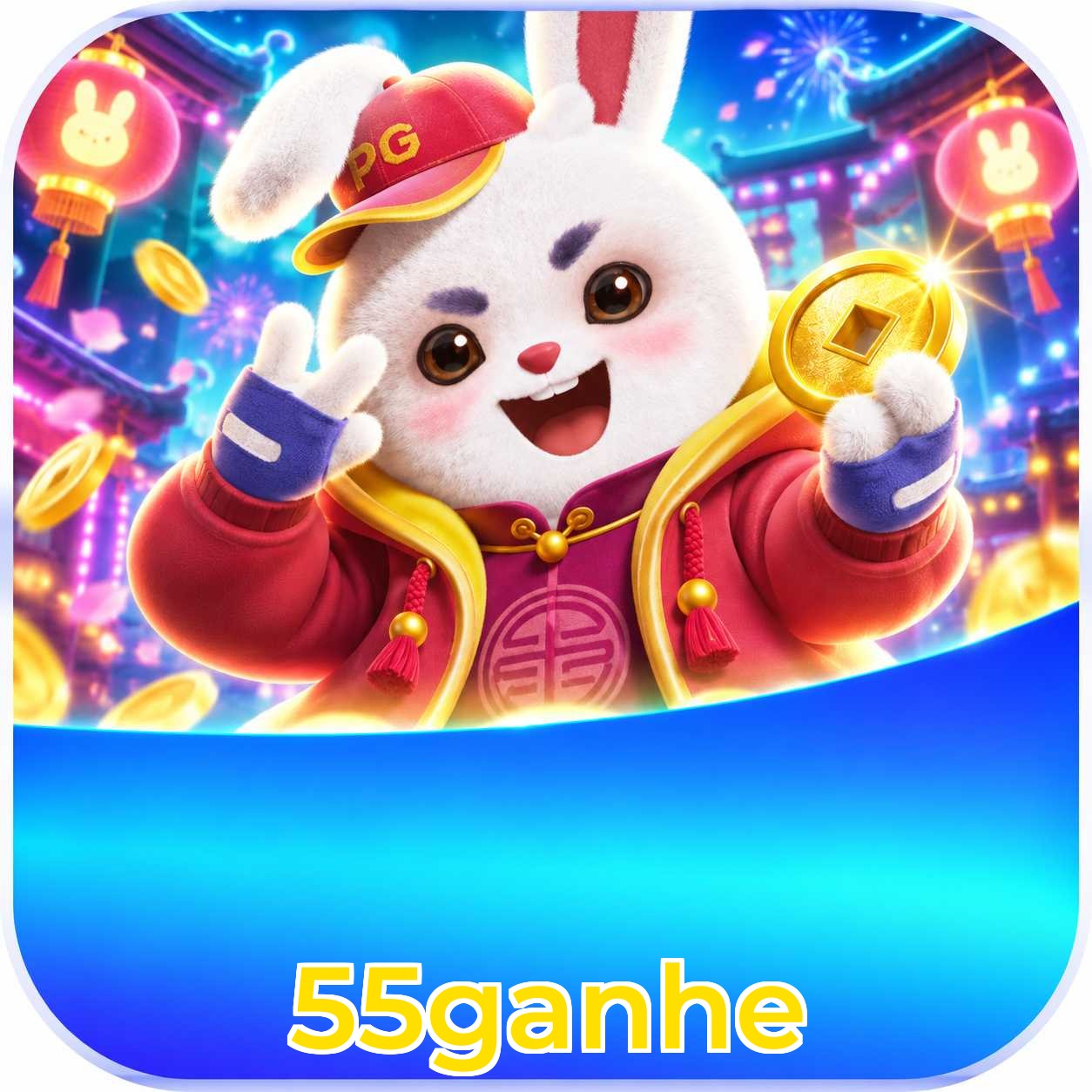 Catálogo de slots da 55ganhe com RTP médio de 96,52%