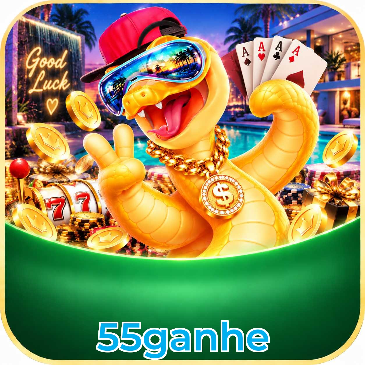 Central de download oficial da 55ganhe para Android e iOS